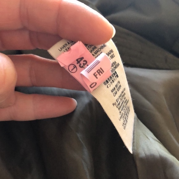 Free People Bomber Flight Jacket Olive Green Pockets Lightweight Size XS Coat - Picture 16 of 16